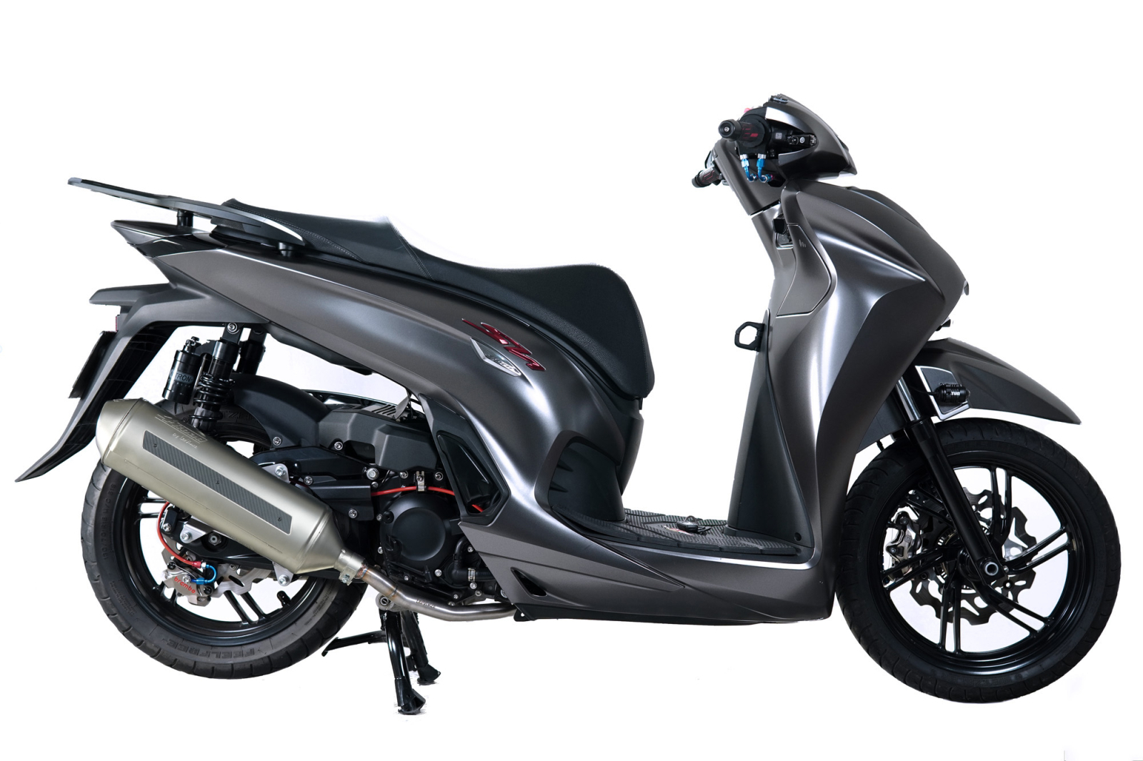 Pô Leovince 4road Honda SH 300i - Full Kit - Cổ Titan