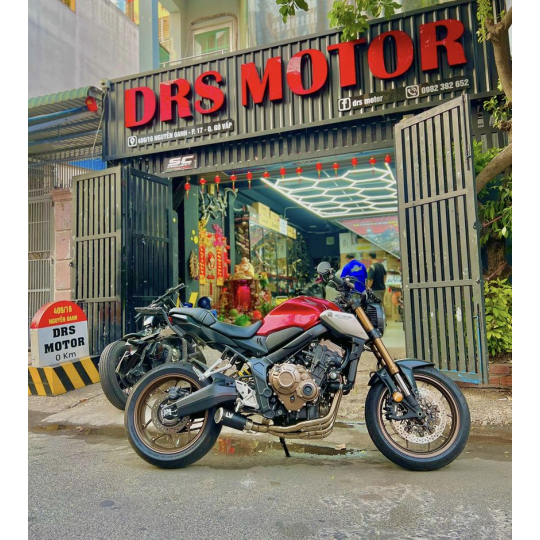 honda cb650r độ pô leovince corsa black chế đút gầm siêu gọn và uy lực…!