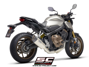 SC PROJECT - BỘ PÔ FULL 4-1  SC1-R TITANIUM , HONDA CB650R 