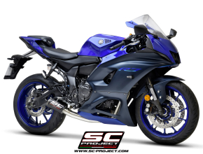 SC PROJECT - BỘ PÔ FULL 2-1 SC CRT CARBON  , YAMAHA YZF R7 (2021 - 2023)