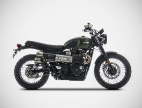 Pô Zard Triumph Street Scrambler - Slip On N.2 Silencers