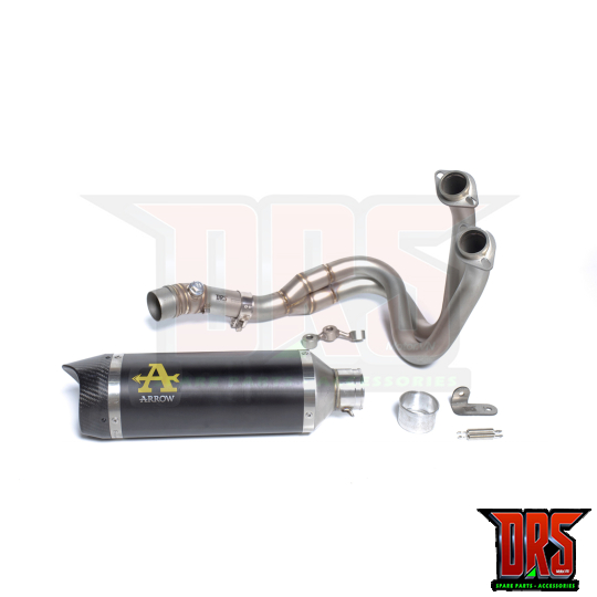 COMPO cổ INOX304 Z650 và pô ARROW Thunder ( đít carbon ) Chính Hãng