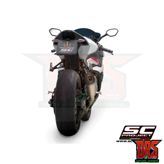 SC PROJECT - LON PÔ SC S1 TITANIUM , BMW S1000RR (2019 - 2023 )  HỌNG 60MM