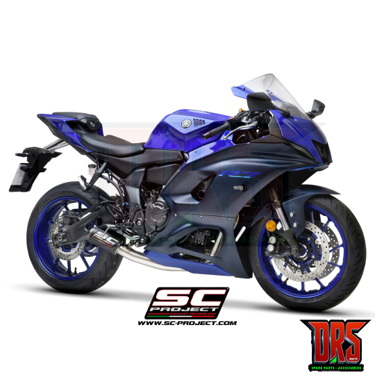 SC PROJECT - BỘ PÔ FULL 2-1 SC CRT CARBON  , YAMAHA YZF R7 (2021 - 2023)