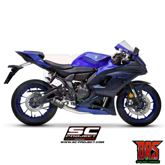 SC PROJECT - BỘ PÔ FULL 2-1 SC CRT CARBON  , YAMAHA YZF R7 (2021 - 2023)