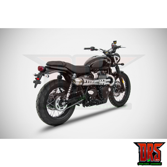 Pô Zard Triumph Street Scrambler - Full Kit 2>1 